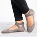 Autumn Nw Europan And Amrican Styl Shallow Mouth Elastic Strap Round To Womn's Flat Danc Mom Singl Shos Hot_vogvips.com