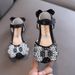 Girls Little And Big Children Princess Pearl Leather Shoes Single Shoes Dance Performance Shoes_vogvips.com