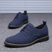 Matte Casual Round Toe Cross-border Leather Lace-up Fashion Trend Large Size Men's Shoes_vogvips.com