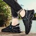 Men's 2025 Summer New Mesh Breathable Versatile Casual Fashionable Wear-resistant Anti Slip Sports Thick Soled Trendy_vogvips.com