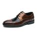 New Ummer Patchwork Formal Men' Fahionable Contrating Color Buine Leather Hoe, Extra Large Ize 48 Wedding_vogvips.com