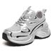 nwe 2026 Summer Mesh Breathable Silver Inner Height Increasing Casual Sports For Women Thick Sole Dad Shoes_vogvips.com