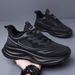 New Sports-Style Soft-Soled Men's 2025 New Model Breathable Shock-Absorbing Ultra-Light New Black Casual Sports_vogvips.com