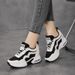 Women's New Dad Shoes Breathable Versatile Thick Bottom Heightened Sports Casual Shoes Real Air Cushion_vogvips.com