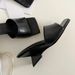 Square Irregular Open Toe Women's High-End Mules Outdoor Elegant High Heel Sandals_vogvips.com