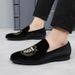 Men Fashion Embroidery Party Wedding Slip-on Loafers Moccasins Men's Casual Shoes Mens Light Comfortable Driving Outdoor Flats_vogvips.com