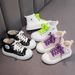 Girls' Boys' Korean Style Canvas Sneakers White mid Top Zipper Side Student Spring Autumn Trendy Athletic Shoes_vogvips.com