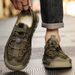 Men's Summer Breathable 2025 New Mesh Casual Hiking Sneakers Lightweight Slip-On Soft Sole Driving Shoes_vogvips.com