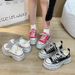 Instagram Canvas Summer New Breathable Dissolved Thin Thick Sole Elevated Casual Board Women's Shoes_vogvips.com