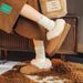 New Tazite Short Tube Women's Snow Boots With Wool Mouth And Fur Integrated, Thickened And Warm Anti Slip Shoes_vogvips.com