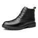 Men's Shoes Top Martin Boots Casual Short Boots Platform Leather Boots, High Top_vogvips.com
