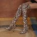 Women's 2022 Autumn Winter New Large Size Leopard Print Pointed Toe Sexy High Heel Over-the-Knee Stretch Boots_vogvips.com
