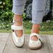 Women's Sports Shoes New Striped Shallow Mouth Soft Soled Loafers Comfortable Casual Shoes_vogvips.com