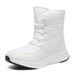 2021 Autumn/Winter New Cross Border Women's Boots Trendy Cotton Boots Outdoor High Top With Velvet Warm Thick Bottom Cotton Shoes Snow Boots For Women_vogvips.com