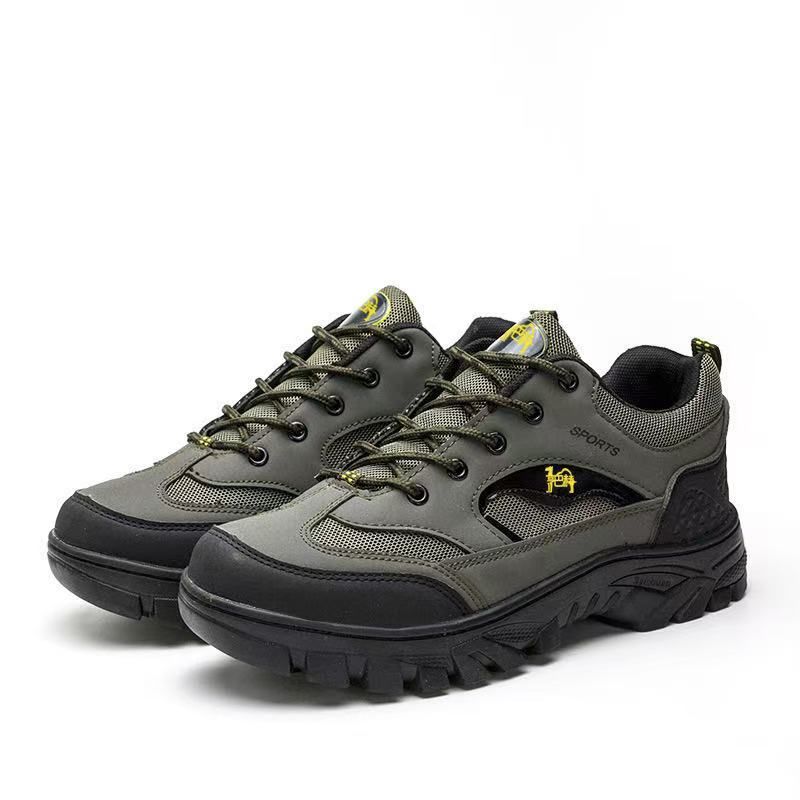 Outdoor Men's Shoes New Outdoor Round Toe Flat Heel Safety Shoes Casual Trend Warm And Comfortable Cold Sticky Hiking Shoes_vogvips.com