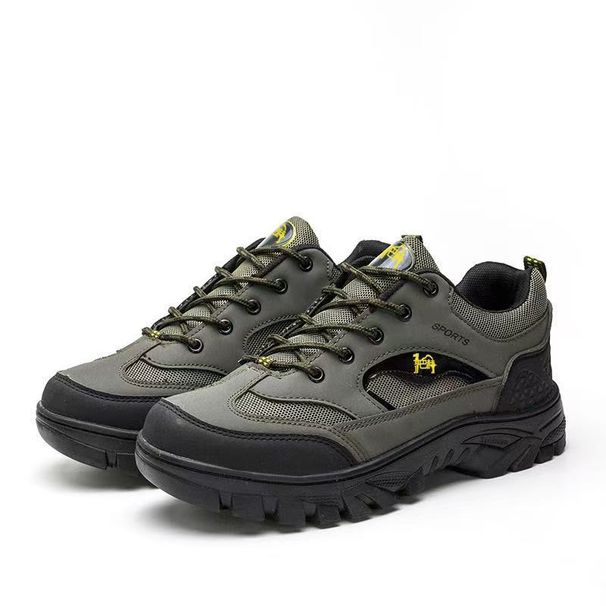 Outdoor Men's Shoes New Outdoor Round Toe Flat Heel Safety Shoes Casual Trend Warm And Comfortable Cold Sticky Hiking Shoes_vogvips.com