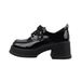 Height Increasing Casual Loafers Women S New With Straps Thick Sole Versatile British Style Small Leather Shoes_vogvips.com