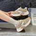 Ins Korean Version Mesh Dad For Women 2025 Spring New Breathable Female Student Sports Height Increasing Casual Shoes_vogvips.com