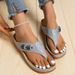 New Plus Size Women's Shoes With Thick Toe And Sloping Heel, Breathable For Wearing Outside Slippers_vogvips.com
