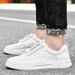 Large Size Board Shoes European Station Men's Shoes Casual Low-top White Shoes_vogvips.com