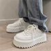 Beijiang Wolf Spring New Thick-Soled Black Sports Casual Platform Sneakers Men's Trendy Versatile White Shoes_vogvips.com