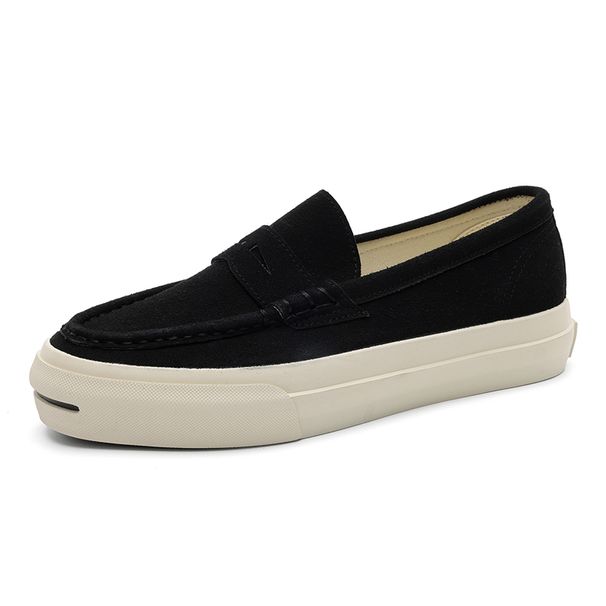 Summer Casual Leather New Trend Loafers Fashion Soft Bean Shoes Low-top Men's Slip On Flats Leisure Walk Moccasins_vogvips.com