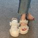 Platform Sandals Women's Fashion Beautiful Muffin Shoes Women's Shoes With Skirts Roman Beach Shoes_vogvips.com
