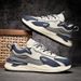 Men's Casual Sneakers With Thick Sole, Breathable Mesh Lining, Lightweight EVA Cushion For Comfortable Walking And Running_vogvips.com