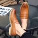 Spring New Slip-On Formal Gentleman Business Wenzhou White Leather Men's Shoes_vogvips.com