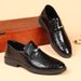 Men's Shoes Business Formal Men's Leather Shoes Large Size Crocodile Pattern Slip On Casual Versatile Men's Shoes_vogvips.com
