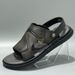 Men's High-End 2025 New Summer Breathable Genuine Dual-Use Outdoor Driving Dad Leather Sandals_vogvips.com