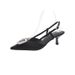 Beautiful High Heels Spring And Summer 2026 New Pointed Patent Leather Rhinestones Black High Heels Stiletto Sandals Single Shoes_vogvips.com
