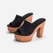 Women's Platform Sandals - Chunky Heel Foam Sole Slides With Wide Width Options, Summer Comfort Shoes_vogvips.com