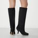 Small Wow Women's Knee-High Suede Riding Boots With 8CM Heel - Stylish Square Toe Boots For Fall & Winter (Black, Khaki, Beige, Sizes 36-42)_vogvips.com