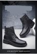 Martin Boots Men's High-top Style First-layer Tooling Boots Inner Tide Boots Black Work Leather Boots Men's Shoes_vogvips.com