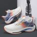 Men's Shoes Rotating Button Mesh Sports Shoes Soft Soled Shock-absorbing Casual Running Shoes Teenagers' Outdoor Trendy Shoes_vogvips.com
