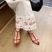 MTX Grape Mom Style Elegant Wedge Pointed Personality High Heel One Strap Open Toe Buckle Sandals For Women_vogvips.com