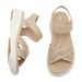 360-8 New 2025 For Women, Large Size, Lightweight, Sweet Thick-Soled Sandals_vogvips.com