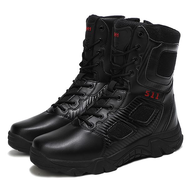 Military Boots Men's Desert Combat Hiking High-top Fashion Footwear_vogvips.com