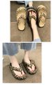 Women's Flip-Flops Outdoor Wear, Summer New Thick-Soled Fashion Leopard Print Fairy Style Sandals For Women_vogvips.com