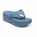 Wedge Heels To Wear Seaside Beach Fashion Increase Thick Soled Flip-flops_vogvips.com