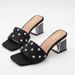 Women's Shoes Summer New Open Toe Strappy High Heels Chunky Heel Versatile Simple Outdoor Plus Size Sandals For Women_vogvips.com