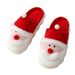 Cotton Slippers Indoor Autumn And Winter Santa Claus Cotton Slippers Men And Women Home Warm Winter Furry Slippers Household_vogvips.com