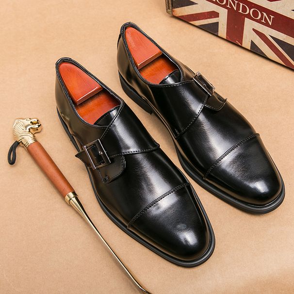 European And American Fashion New Pointed Toe Men's High Heels, Crocodile Embossed Business Formal Wear Men's Shoes Banquet Dress Wedding Leathershoes_vogvips.com