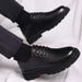 New Korean Style Trendy Versatile Stylish Men's Lace-up Casual Youth British Black Leather Shoes_vogvips.com