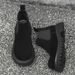 Martin Boots Men's Round Head Leather Boots Frosted Mid Help Chelsea Boots Dark Casual Men's Boots_vogvips.com