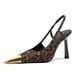 SL Niche Closed-Toe Sandals 2026 Spring Summer New Pointed Toe Stiletto Sexy French Style Metal Backless High Heels For_vogvips.com