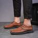 Euro Step Casual Spring Korean Loafers British Style Brogue Versatile Trendy Men's Small Leather Shoes_vogvips.com