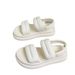 Thick Soled Bread Sandals Summer Casual Sports Beach 2025 New Student Roman Women's Shoes_vogvips.com