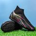 High-top Football Shoes For World Cup, Student Youth Competition, Men's Women's Adult Non-slip TFAG Training Shoes, Long_vogvips.com